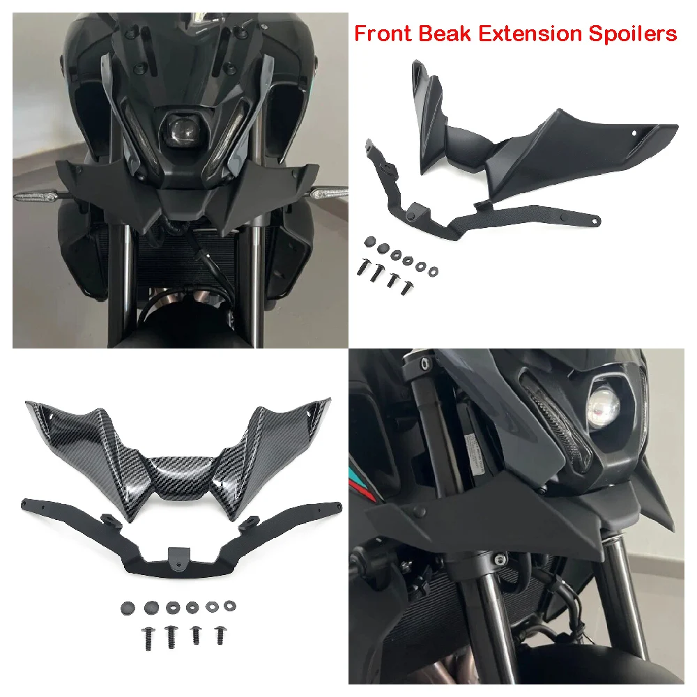 Fits for Yamaha MT09 SP ABS MT-09 FZ09 FZ-09 2021-2024 Motorcycle Front Beak Extension Spoilers Aerodynamic Wind Wing Plate