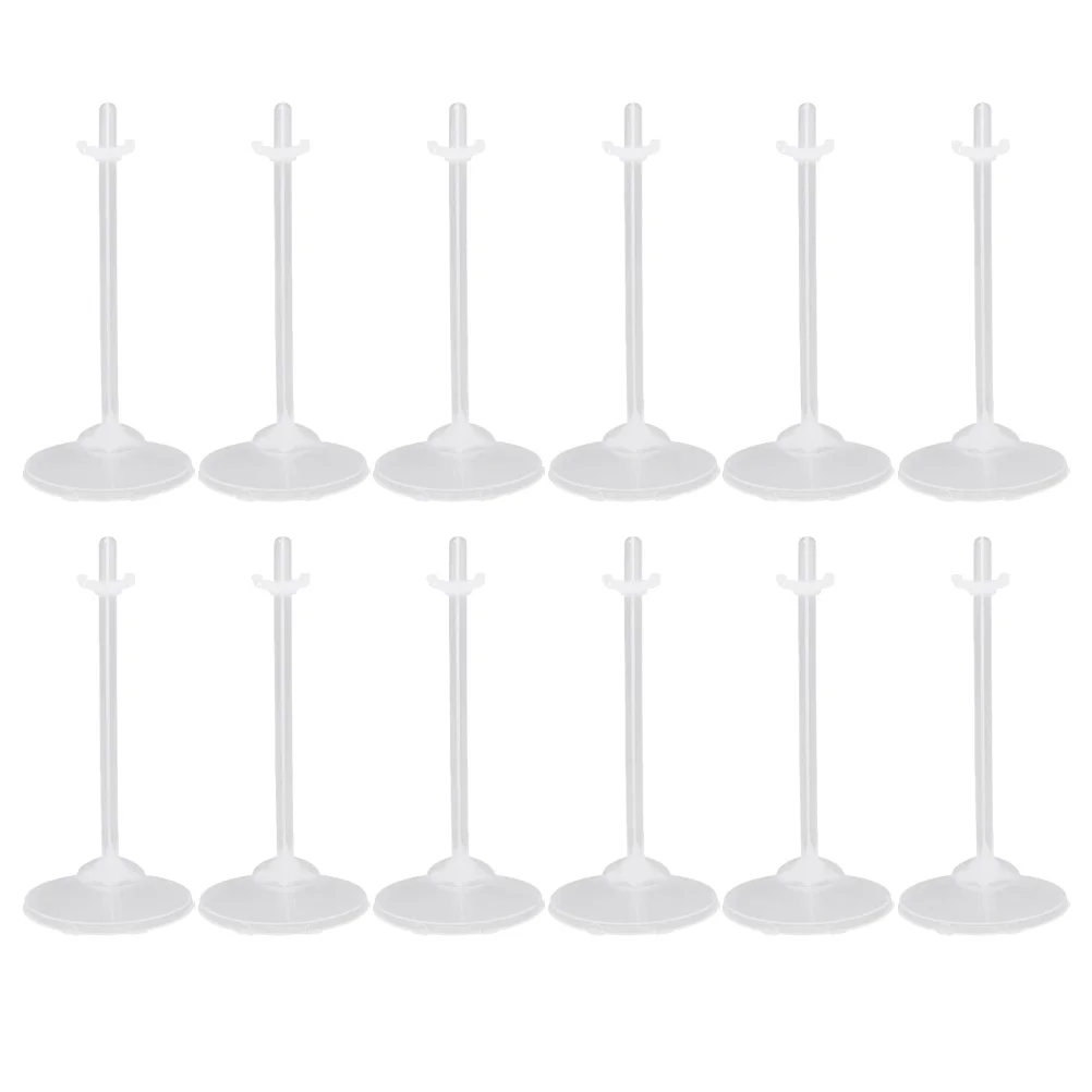 36pcs Practical Stand Transparent Display Rack Plastic Storage Bracket rack bracket holder