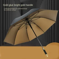 For Audi BMW Mercedes-Benz Rolls-Royce  Fully Automatic  Long Handle Gold Glue Golden Handle Umbrella