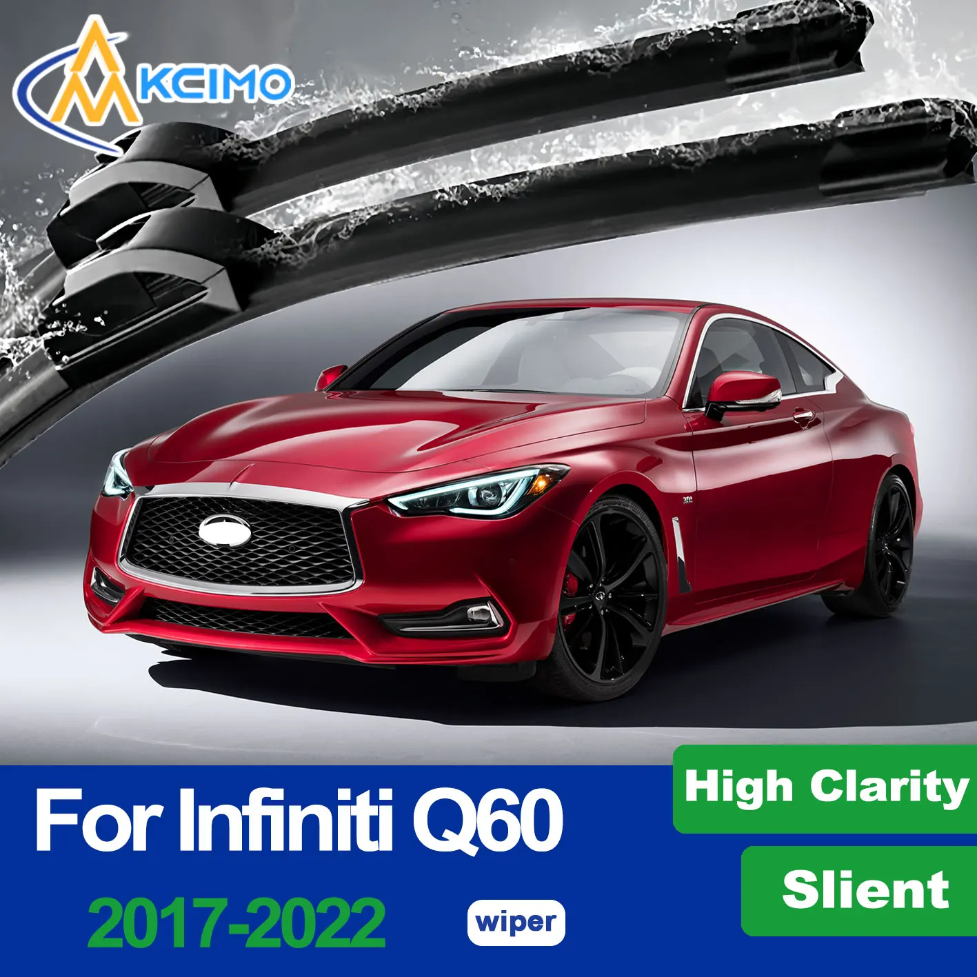 

For Infiniti QX60 2013-2020 clean Windshield Model Y Wiper Blades 2pcs Windscreen Window Car Accessories