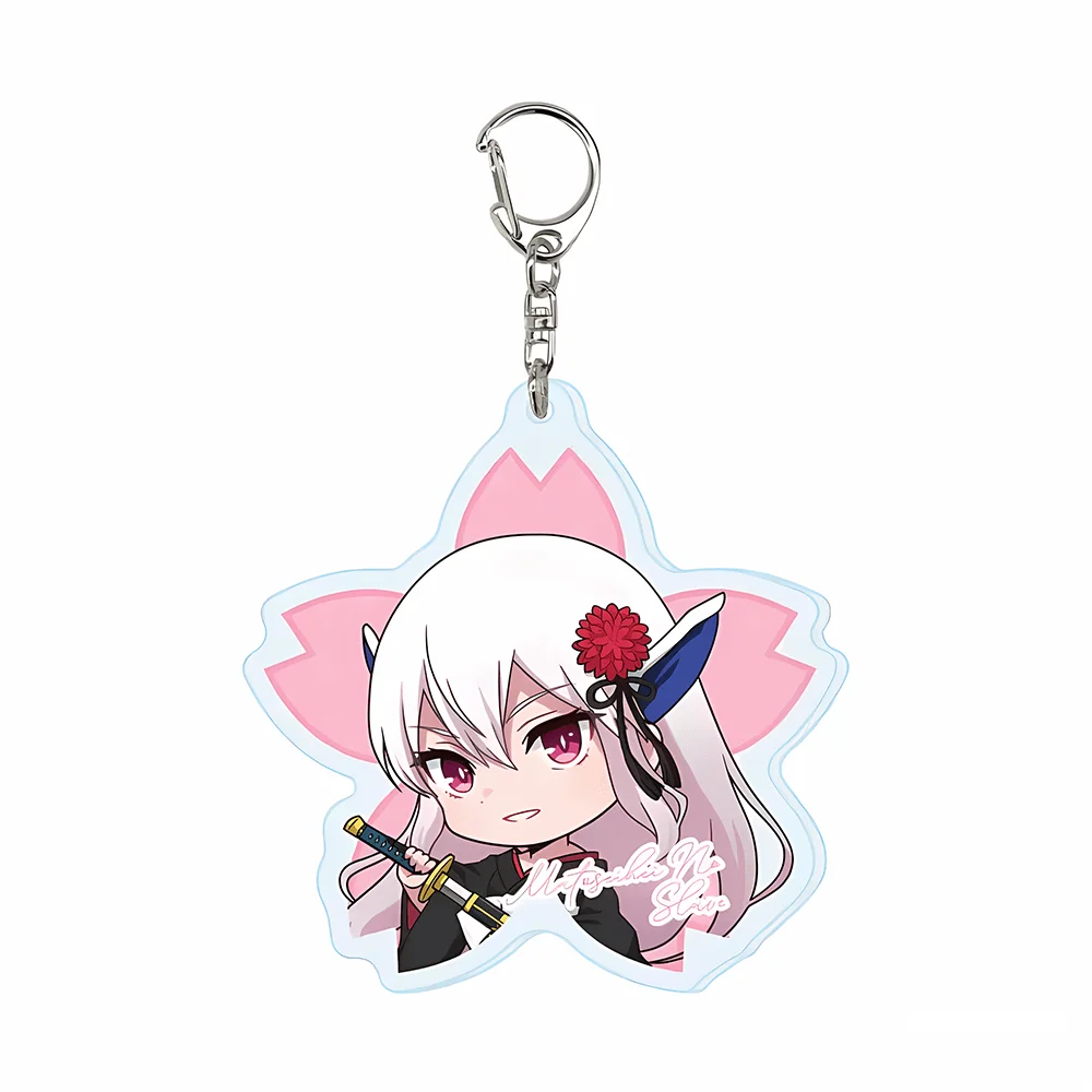 Chained Soldier Uzen Kyouka 6cm Acrylic Stand Keychain Anime Figure Pendant Bag Accessory Otaku Collectible Gift
