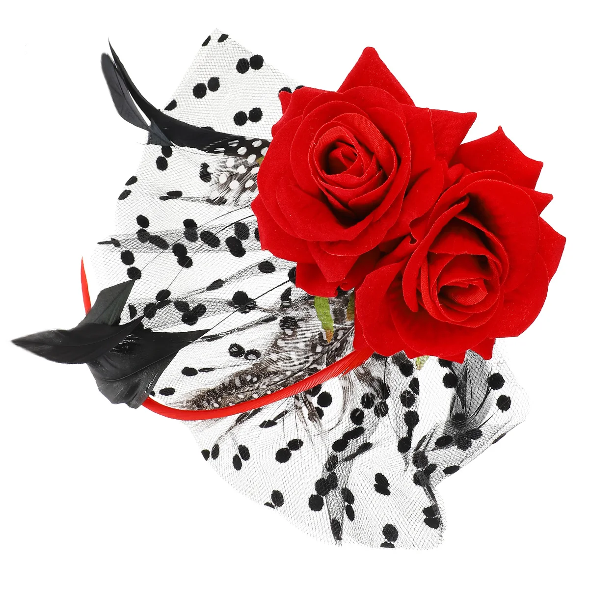 

Rose Hair Clip Bridal Accessories Women Headpieces Prom Pageants Garden Parties Simulated Rose Lace Hair Decorations