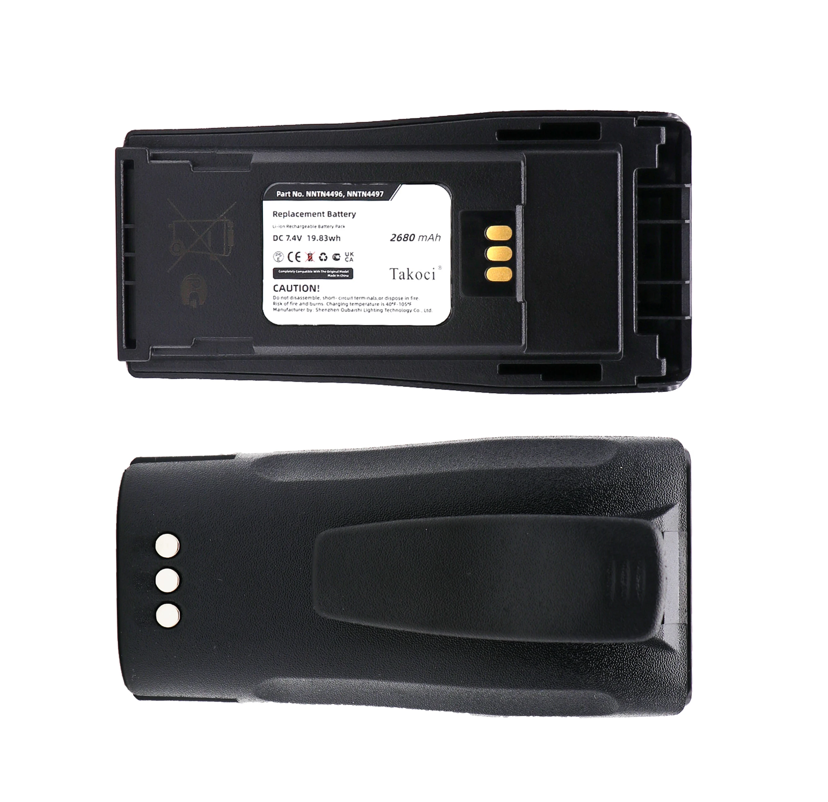 

Replacement Battery 2680mAh for Motorola,CP150,CP200, CP250,PR400 ,CP040,CP140,NNTN4496,NNTN4496AR, NTN4497,NTN4497AR, NNTN4497