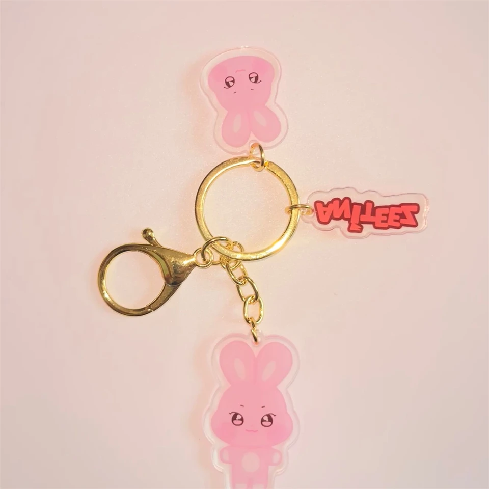 8 個 Ateez Aniteez キーホルダーキーリングアクリル品質ペンダント