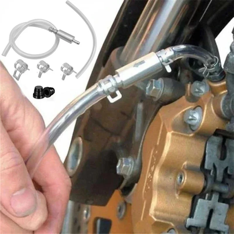 

New Special Bleeder Hose Kit for Car Clutch & Brake - Hydraulic One Way Valve Tube Bleeding Tool with Replacement Adapter