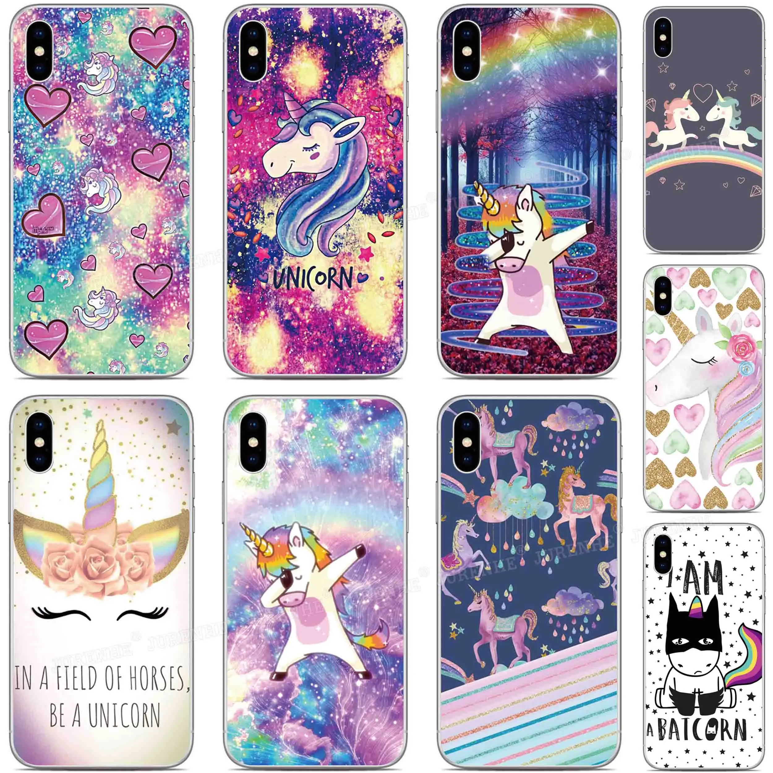 Funda de teléfono de unicornio arcoíris para ZTE Blade A53 A52 A51 Lite A72 A71 A32 A31 Plus L9 L8 A7 A5 A3 2019 2020 L210 L220 11 A7P