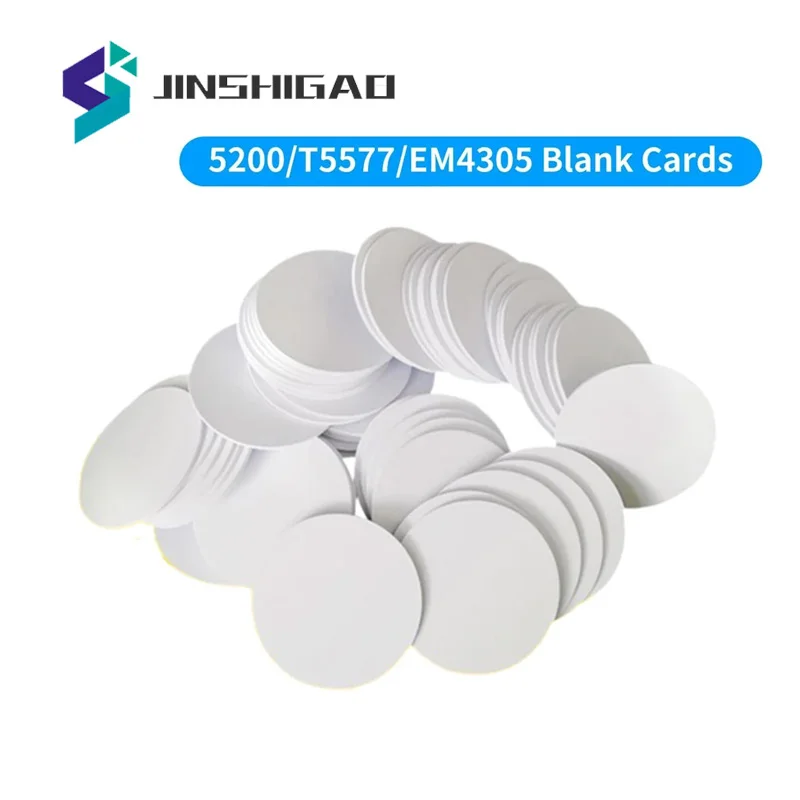 

10/20pcs Rfid Smart Chip T5577 Coin Card Sticker Id 125khz Ultra-thin 25mm Replicable Label Token Rewritable Key Em4305 Badge