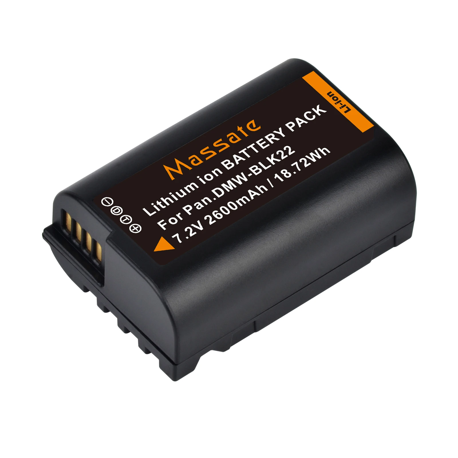 

Massate Replacement for DMW-BLK22 BLK22 Battery +Fast Dual Charger for Panasonic Lumix S5IIX S5II S5 GH6 GH5M2 DC-G9 II Camera