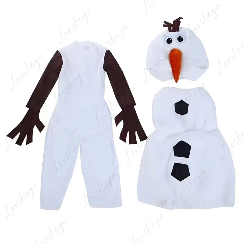 

Игровой костюм на Хэллоуин, одежда «Холодное сердце» снеговика, детские рождественские костюмы для выступлений