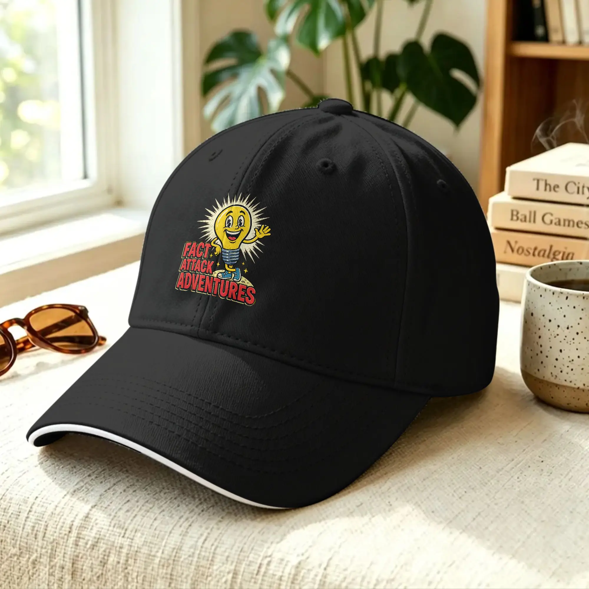 Summer Light Bulb Fact Attack Adventures  Baseball Cap Tennis y2k Cute Sun Hip Hop Hats Unisex-Teens Adjustable Baseball Caps