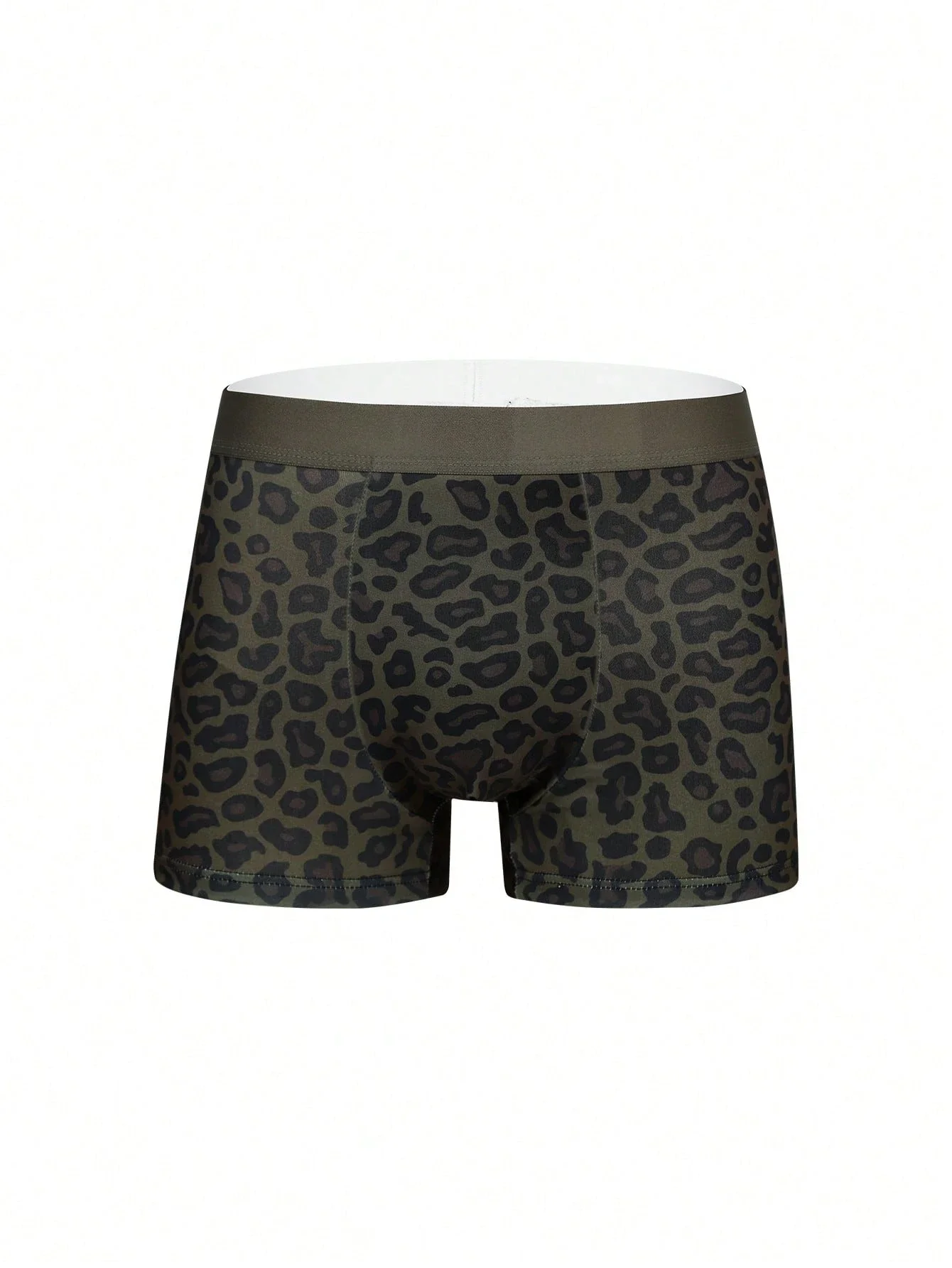 

Mens Leopard Print Boxer Briefs 4pcs Set Comfortable Underwear