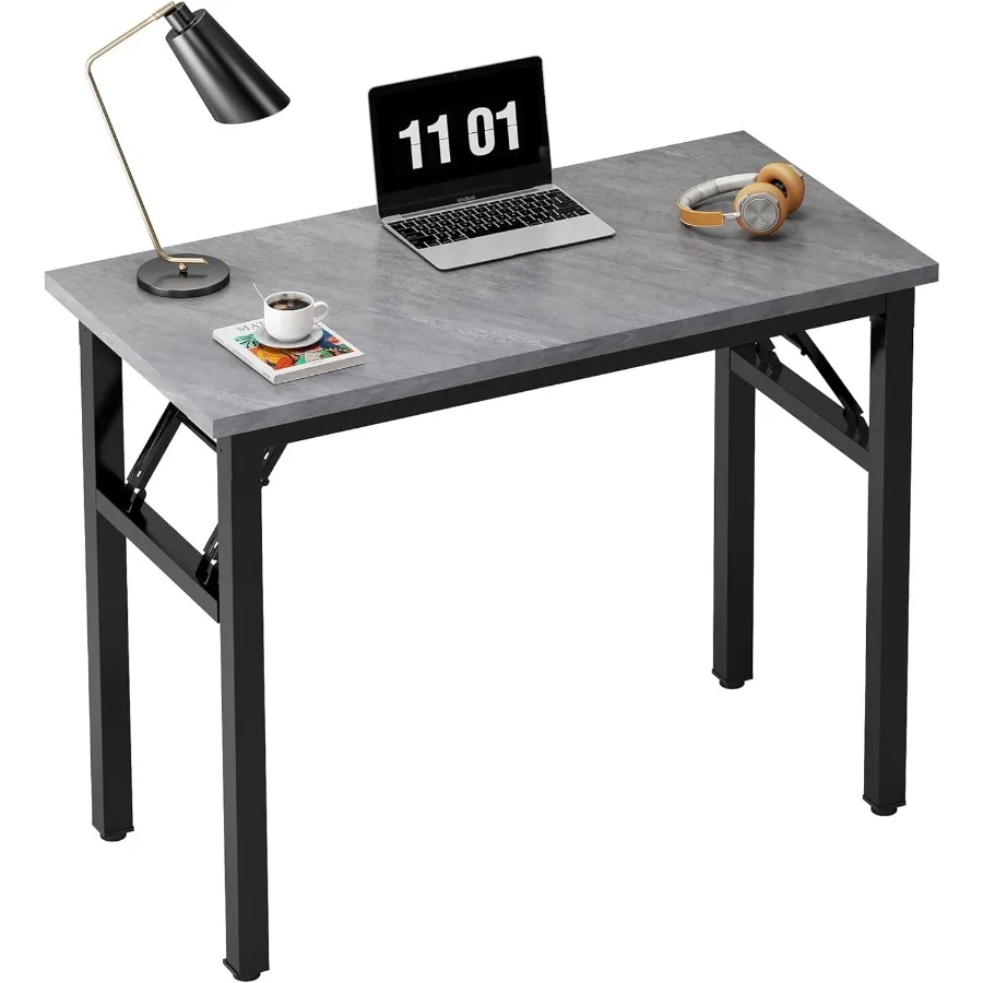 Bureau d'ordinateur pliant pour petits espaces, 31,5 pouces, bureau pliable, travail d'écriture, Table d'étude, idéal pour les étudiants, les enseignants, la maison