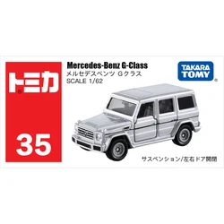 Takara Tomy Tomica 1/62 Mini Diecast Alloy Model Car Toys Metal Sports Vehicles Mercedes-Benz G-Glass Gifts for Teenagers #35