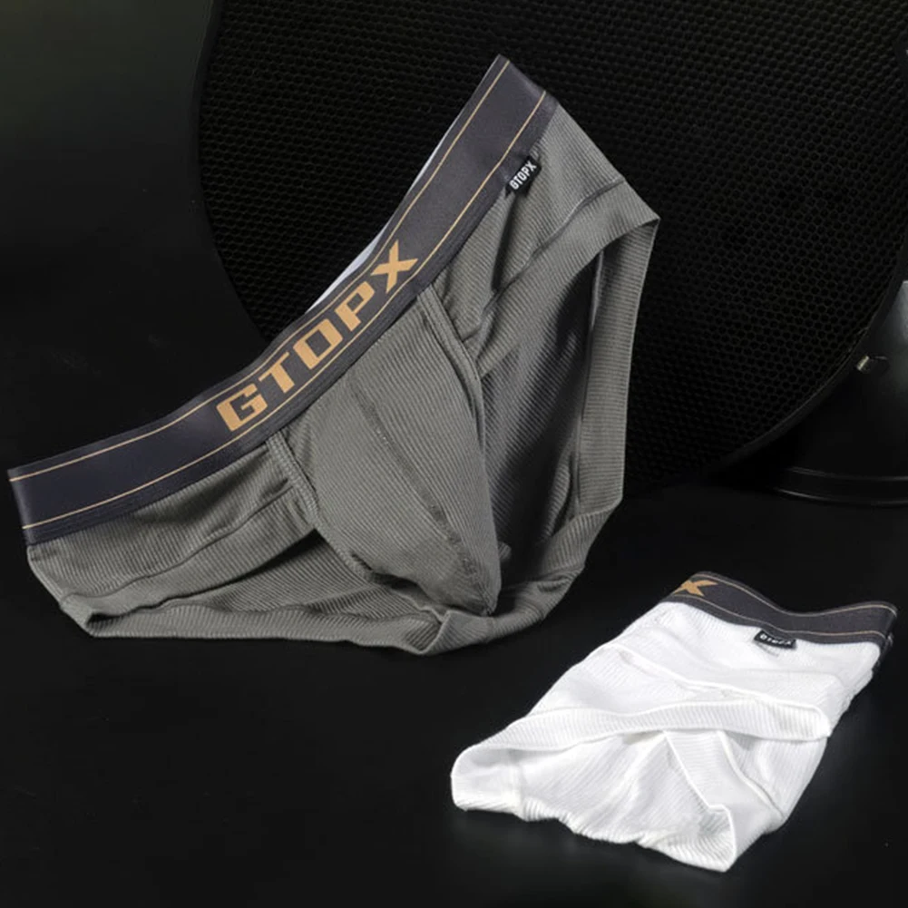 

Мужское нижнее белье U Raised Plus Femboy с выпуклым мешочком, трусы в рубчик, дышащие трусы, бесшовные спортивные мягкие трусики для сна