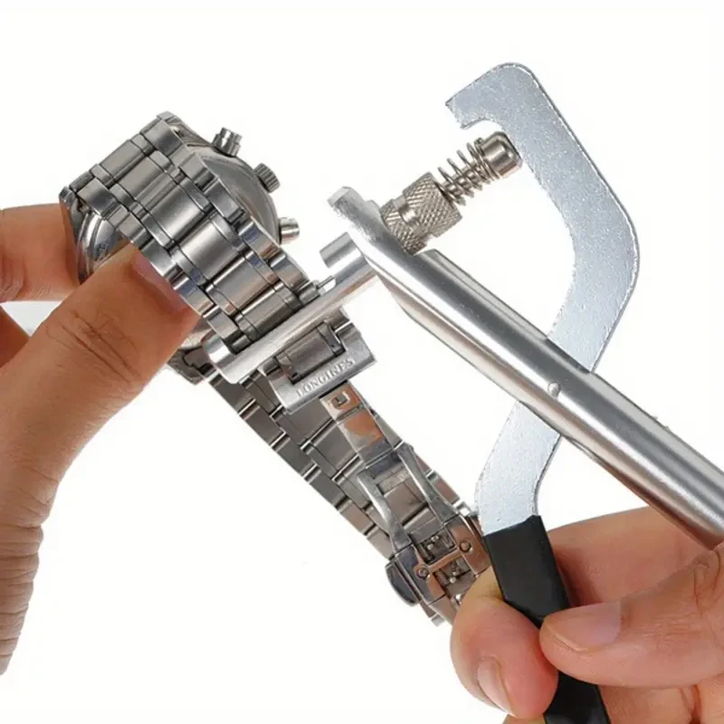 Alicate portátil profissional estilo pulseira de relógio removedor de pino de corrente e pulseira de metal ferramenta de reparo de relógio, profissional de alta qualidade e