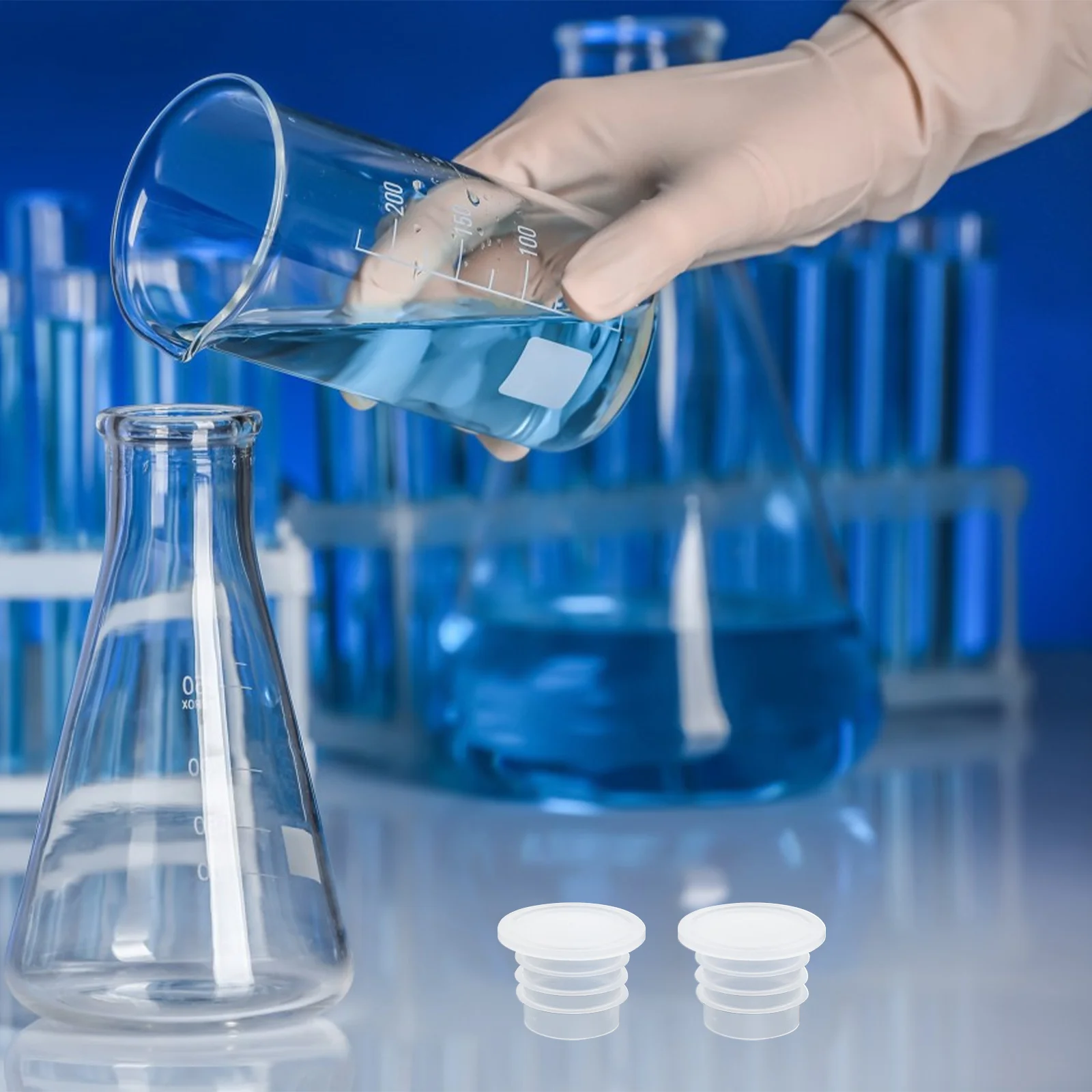 

100Pcs Plastic Salt Shaker Stopper Replacement Plug Leakproof for Bottles Tubes Flower Pots Salt Shaker Plug