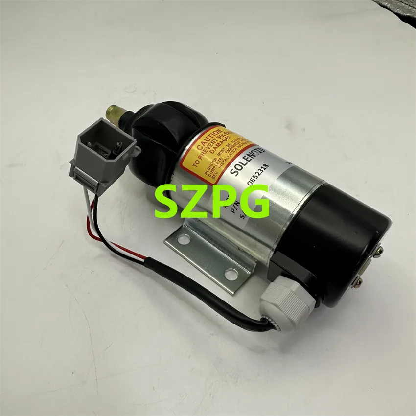 12V 24V OE52318 Engine Fuel Stop Shutdown Solenoid Valve for 2006 3008 Series Volvo Penta 872825 873754 1830592 872458 881969