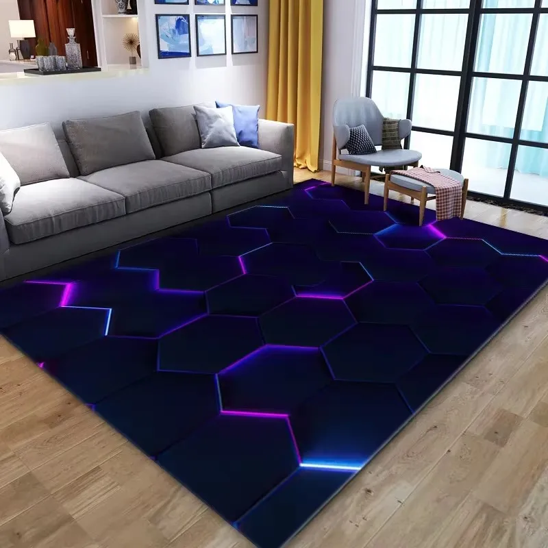 

3D Vortex Illusion Carpet for Living Room Home Decorations Sofa Table Large Area Rugs Playroom Anti-slip Floor Mat Alfombra