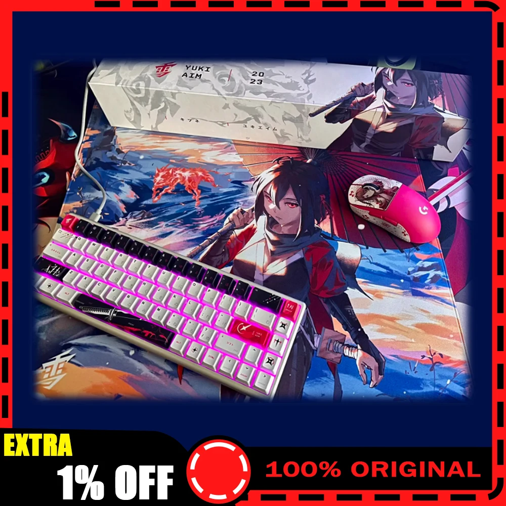 

Коврик для мыши PAN Esports Yukiaim FPS с гладким покрытием и полным покрытием поверхности для CSGO, VALORANT, APEX, аксессуары для ПК, подарки