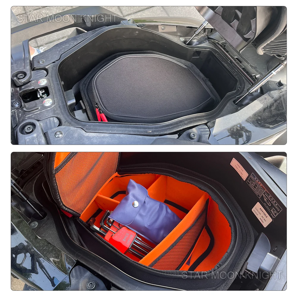 لهوندا NC750X NC 750 X (2025) ، X-ADV X ADV XADV 750 ، فورزا 750 ، مقسم مقصورة الأمتعة حقيبة صندوق الأمتعة حقيبة التخزين