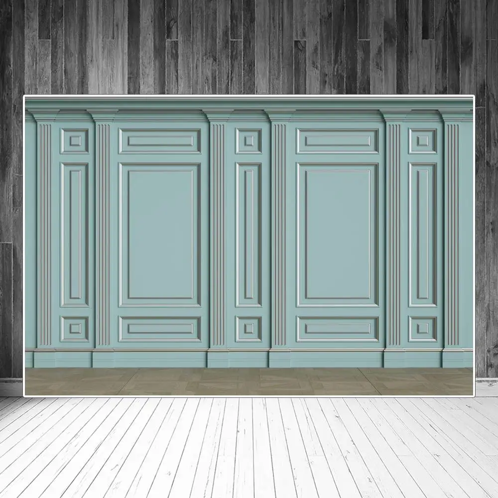 Fondali da parete con modanatura Vintage decorazione fotografica stanza pura interni personalizzati Baby Photocall Photo Background puntelli da Studio