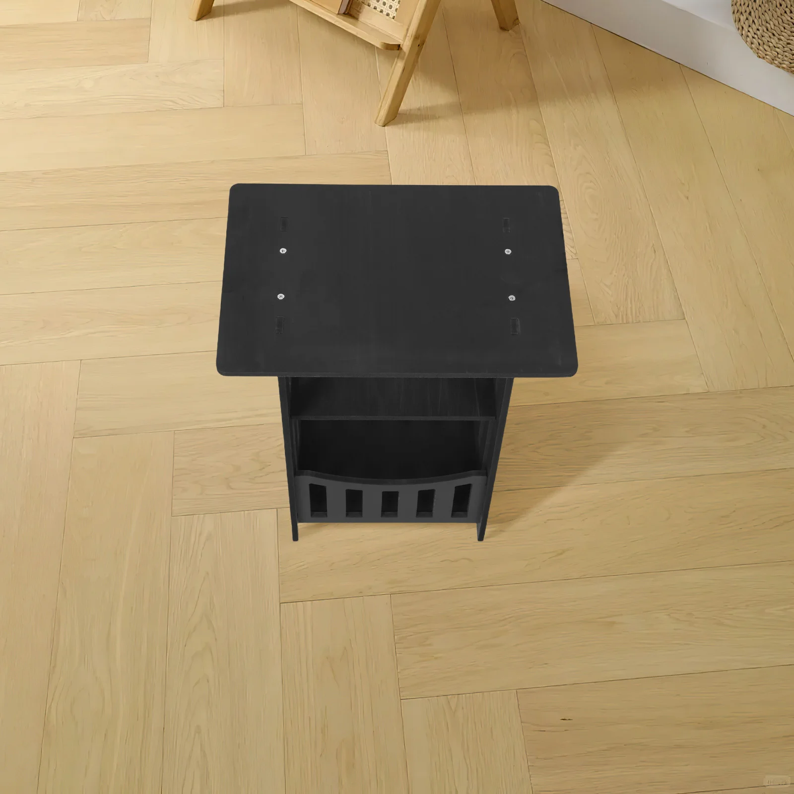 

3 Tier Side Small Narrow End Table Modern Nightstand For Living Room Bedroom Sofa Side Compact Makeup Table Space Saving