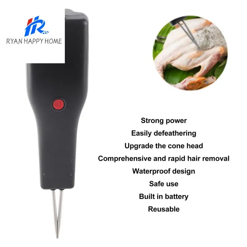 

Handheld Electric Poultry Plucker, US Plug, Ideal For Chicken, Duck, Goose – Rechargeable And Portable