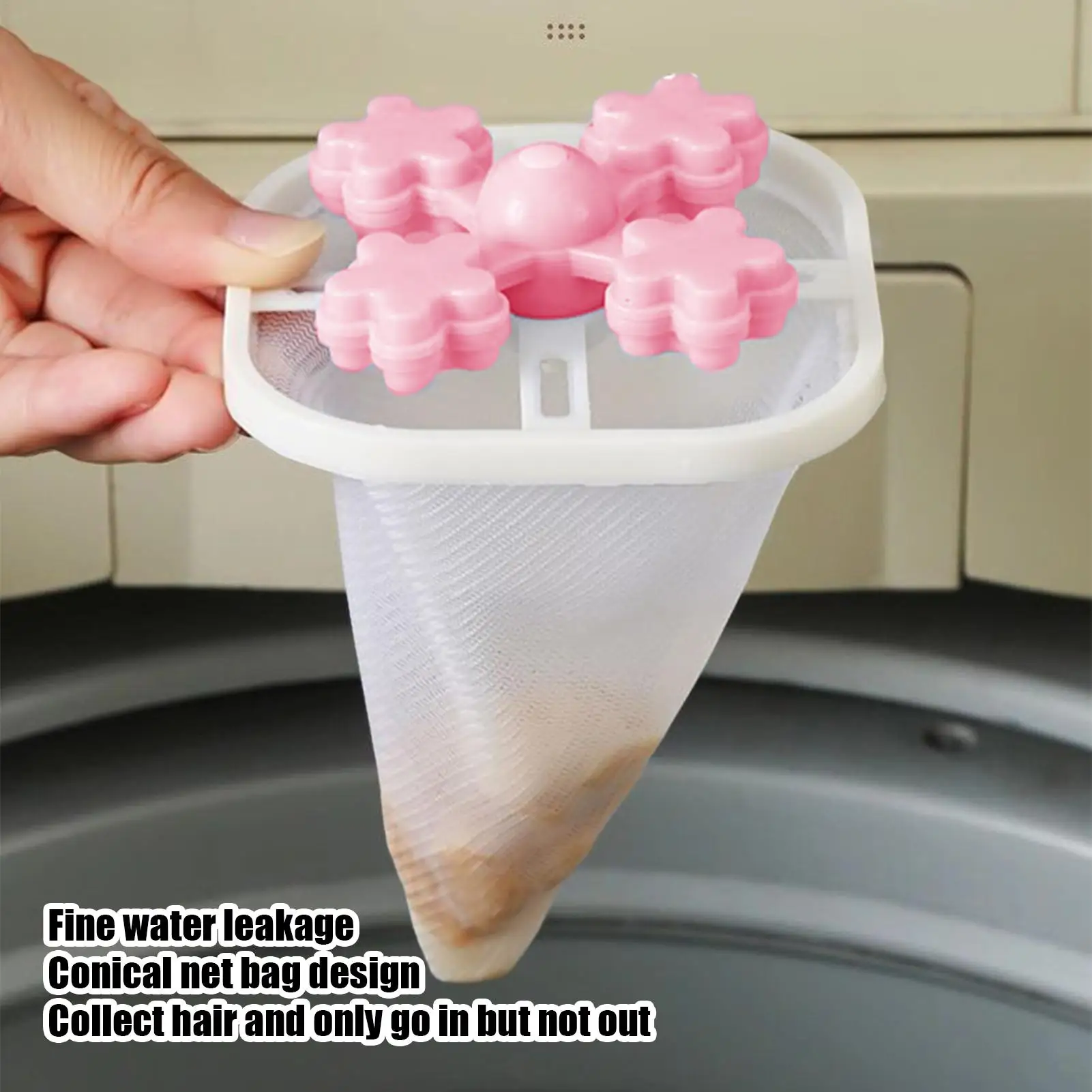 

Многоразовый мешок-фильтр для стиральной машины от волос и ворса, уловитель ворса для стирки, шарик для чистки белья