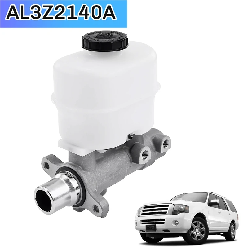 Brake Master Cylinder W/ Reservoir & Cap 134398, AL3Z2140A For Ford Expedition F-150 Lincoln Navigator