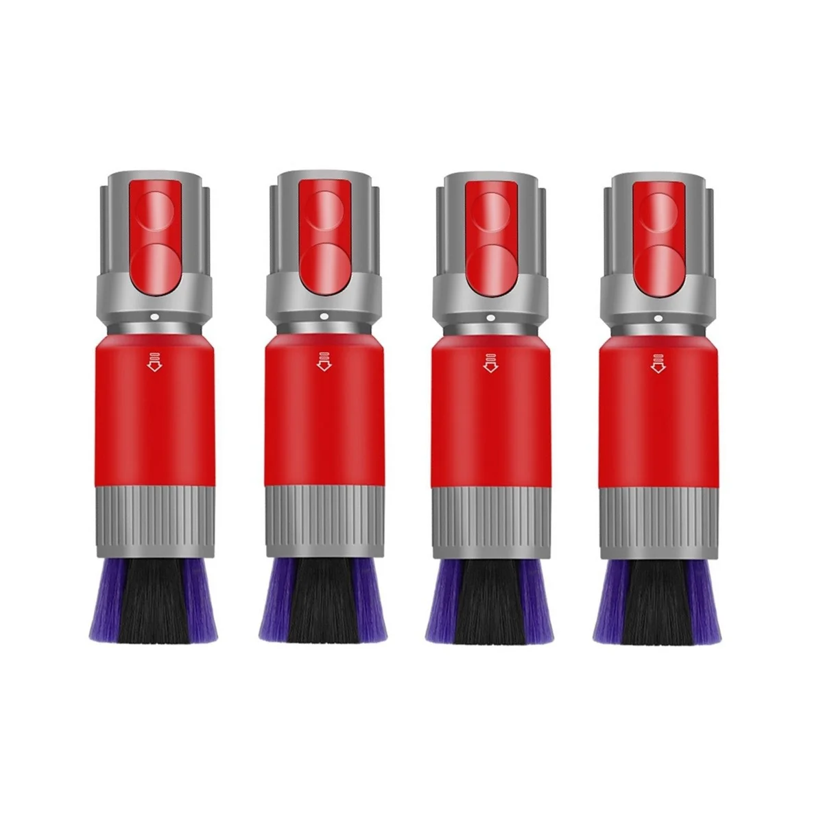 

4PCS for V7 V8 V10 V11 V15 Vacuum Cleaner Traceless Dust Removal Soft Brush Universal Suction Head Accessories