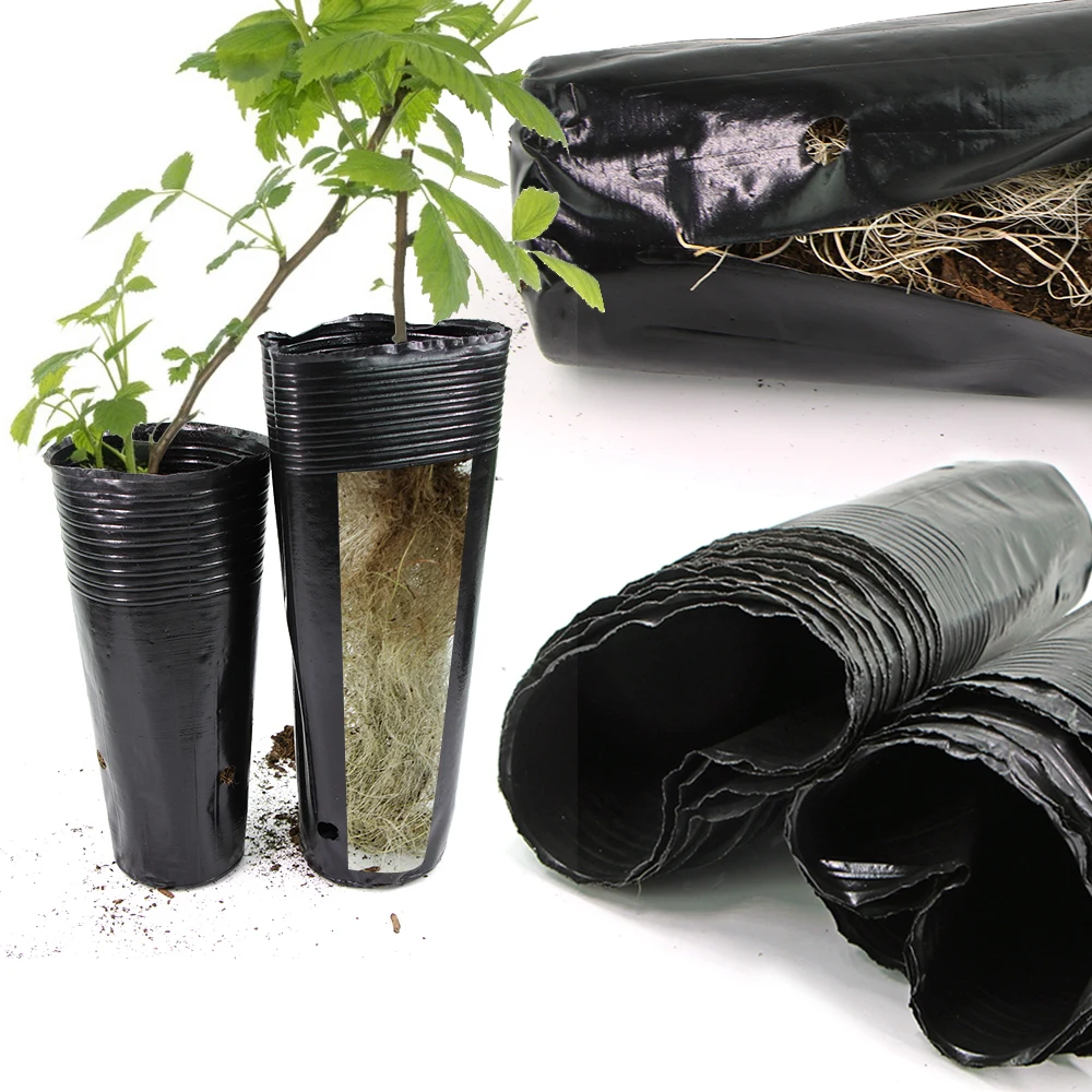 

Garden Tall Round Tree Pot Plants Cultivation Planter Plastic Deep Nursery Containers Flower Grow Pots Tree Growing Containers