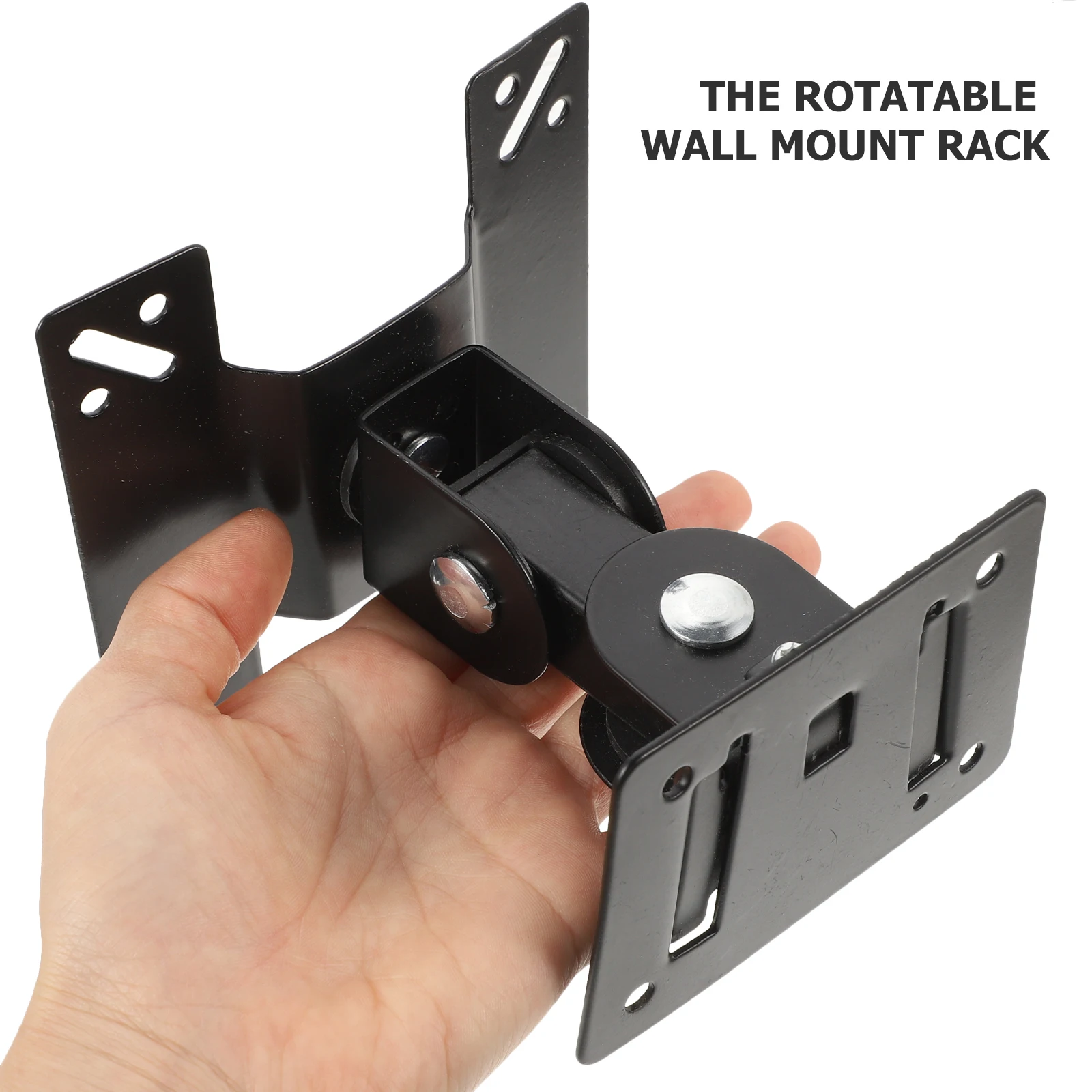 

Swivel Monitor Mount Heavy Duty Iron Bracket 360 Degrees Rotatable Wall Corner Stand for Living Bedroom Office Suitable