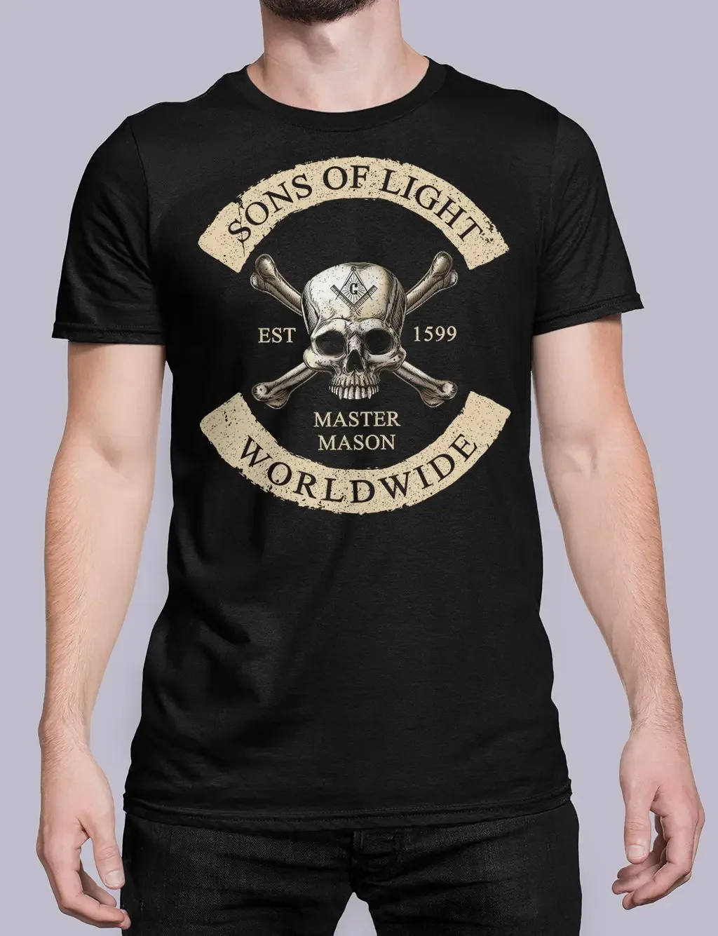 Son of Light Worldwide Master Mason Masonic T-Shirt 100% Cotton O-Neck Summer Short Sleeve Casual Mens T-shirt Size S-3XL