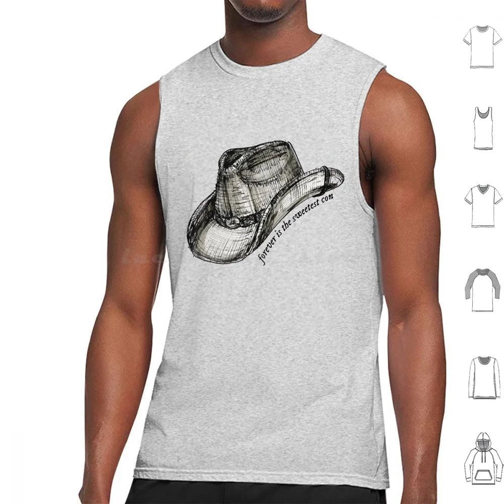 Cowboy Like Me Evermore T Swift Lyrics Tank Tops Print Cotton Folklore Cowboy Like Me Song Lyrics Quote 1989 Midnights