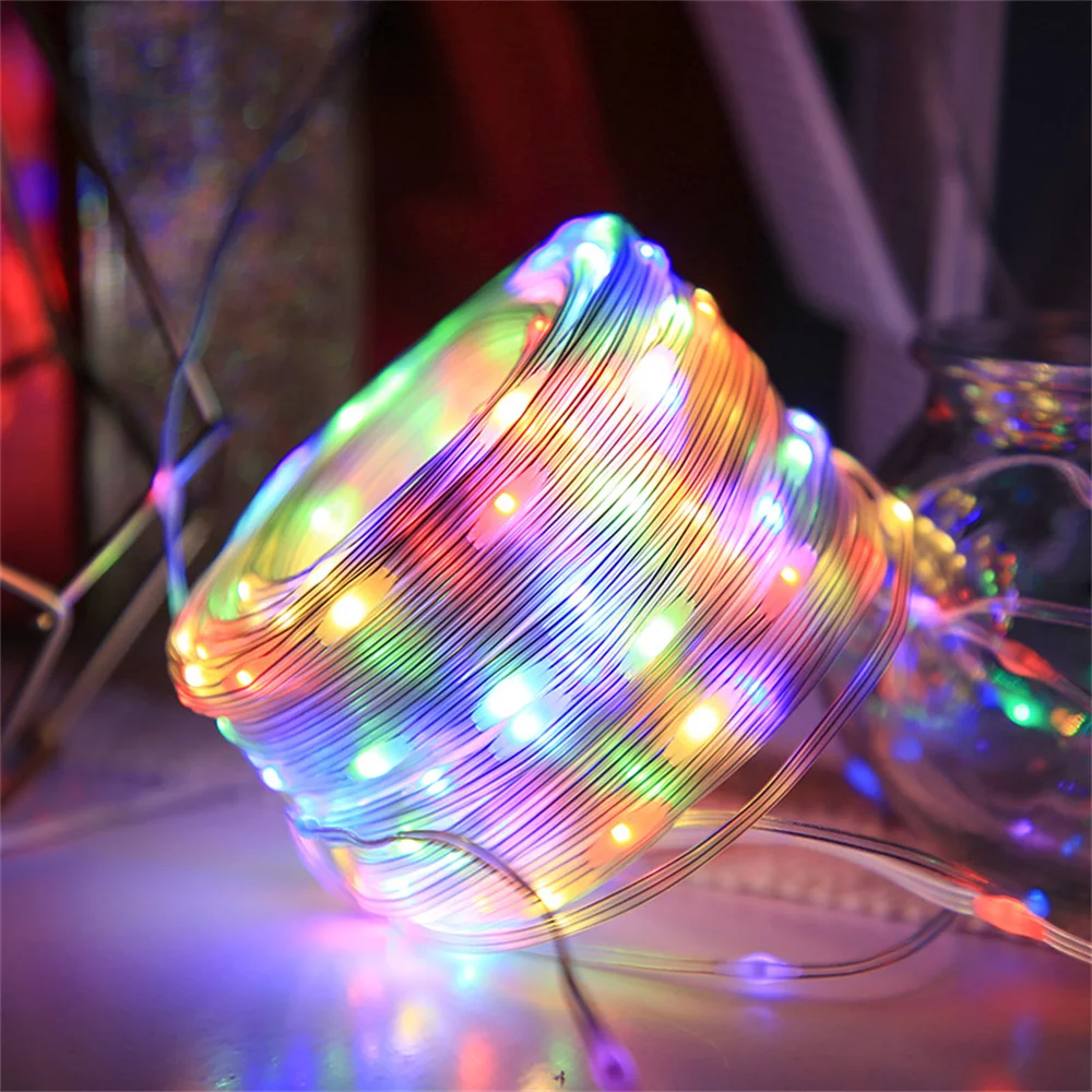 20M 50M 100M Outdoor LED Rope String Light Ultra Bright PVC Tube Fairy Garland Light for Xmas Garden Yard Path Tree Decor