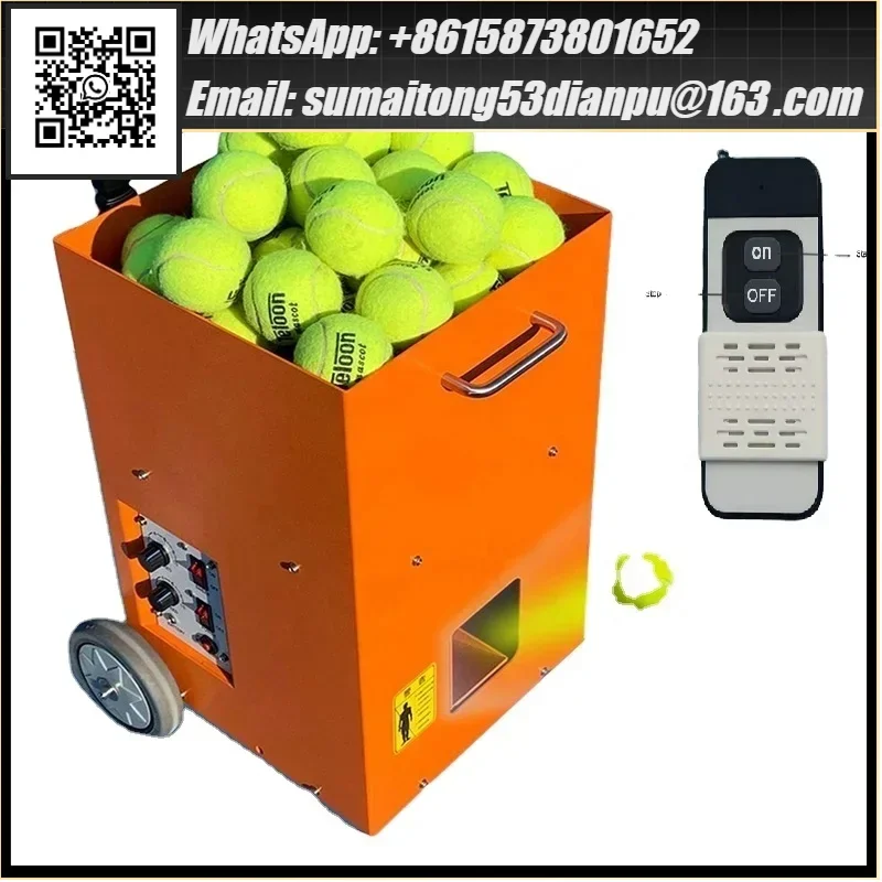 110-220V Portable Tennis Ball Machine,Adjustable Smart Ball Batting,Training Launch Machine for Sale with Remote Control