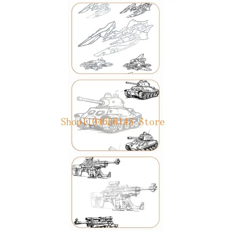 دفتر تتبع فني احترافي 5asd للمبتدئين يتميز بأوراق ورقية مقاومة للنزيف بشكل سلس #5