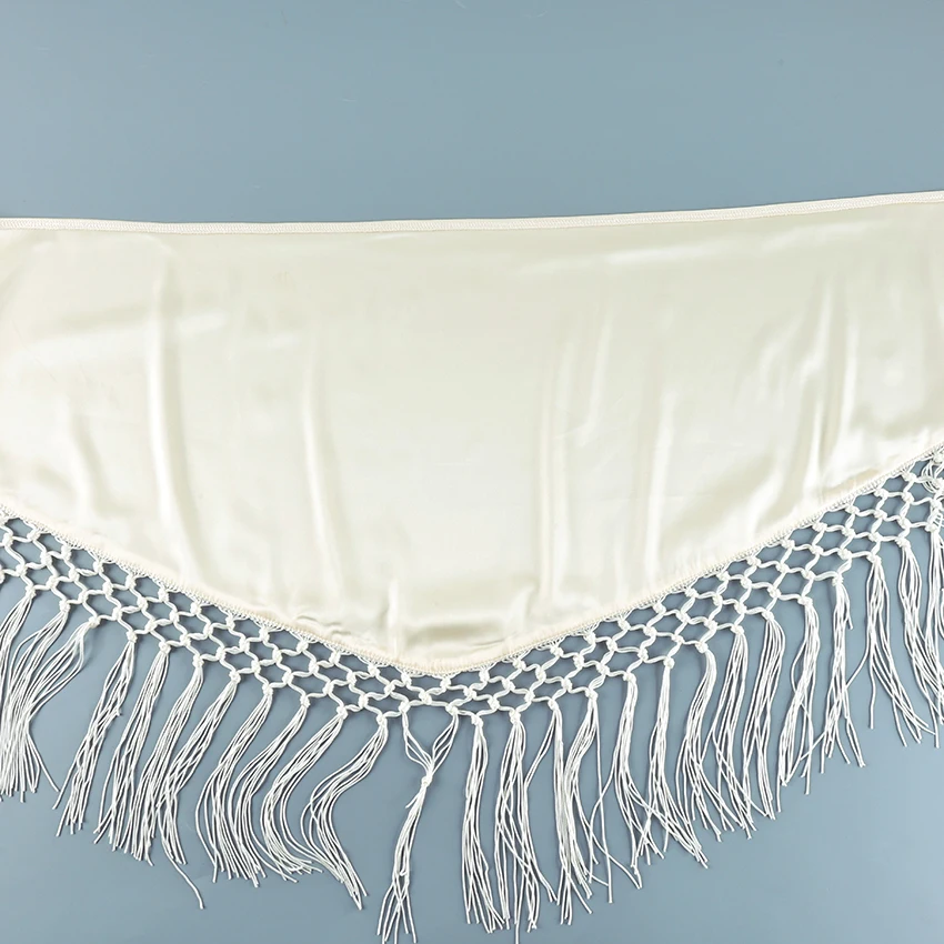 Linad Street Chic Beige Satin Tassels Mini Skirts Woman 2026 Summer Elegant High Waist Irregular Skirts Casual Loose Skirt Women