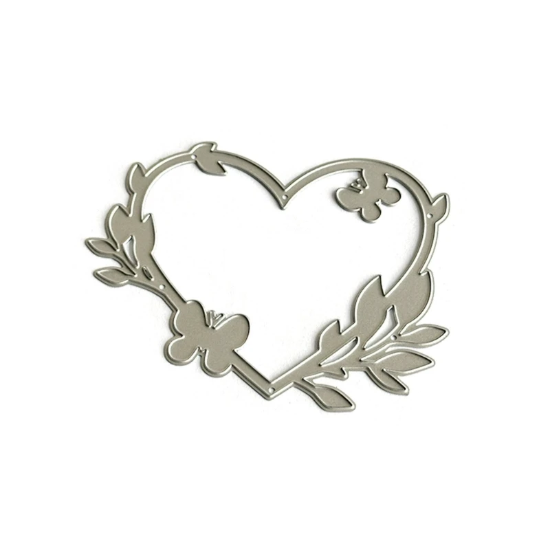 

Heart Wreath Cutting Dies Carbon Steel Die Cut Decorative Embossing Paper Die for Card Making Scrapbooking Paper Craft