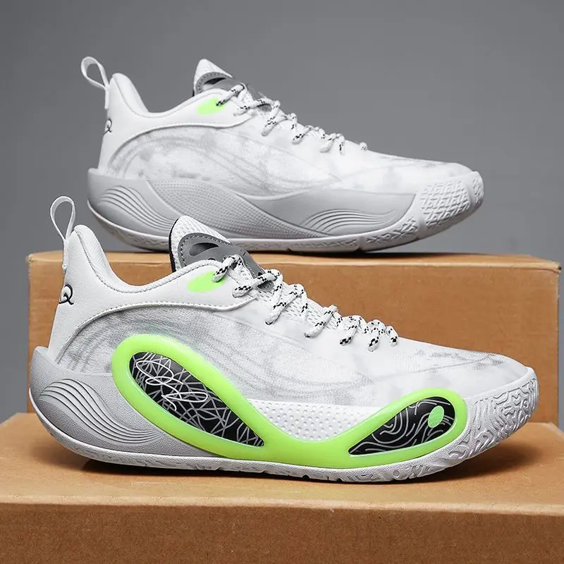 

New Arrival Basketball Boys Girls Training Shoes Lace Up Rubber Sole Outdoor Sport Shoe for Unisex Popular Designer Sneakers