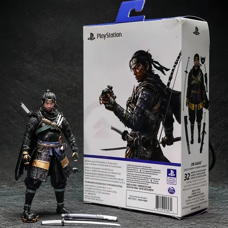 Original 6 Inches Ghost Of Tsushima Anime Action Figure Jin Sekai Aloy Joel Ellie Varl Kratos Atreus Pvc Model Toy Holiday Gifts