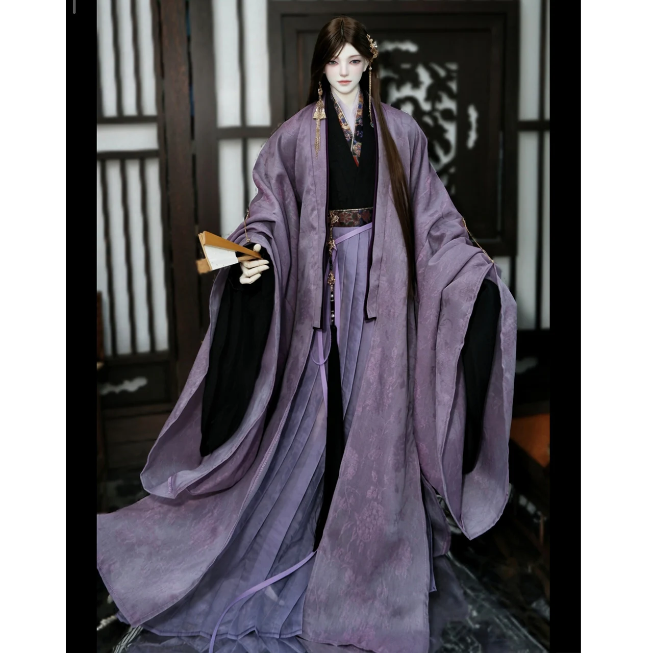 1/4 Strong Body 1/3 BJD Ancient Costume Clothes Robe Hanfu Warrior Outfit For SD13 POPO68 SSDF ID72 Uncle Doll Accessories A1627
