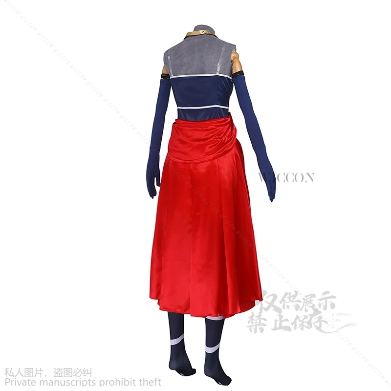 Аниме Frieren Beyond Journey's End Aura The Guillotine Horns, индивидуальный костюм для косплея, платье, парики для вечеринки на Хэллоуин, одежда в стиле Лолиты