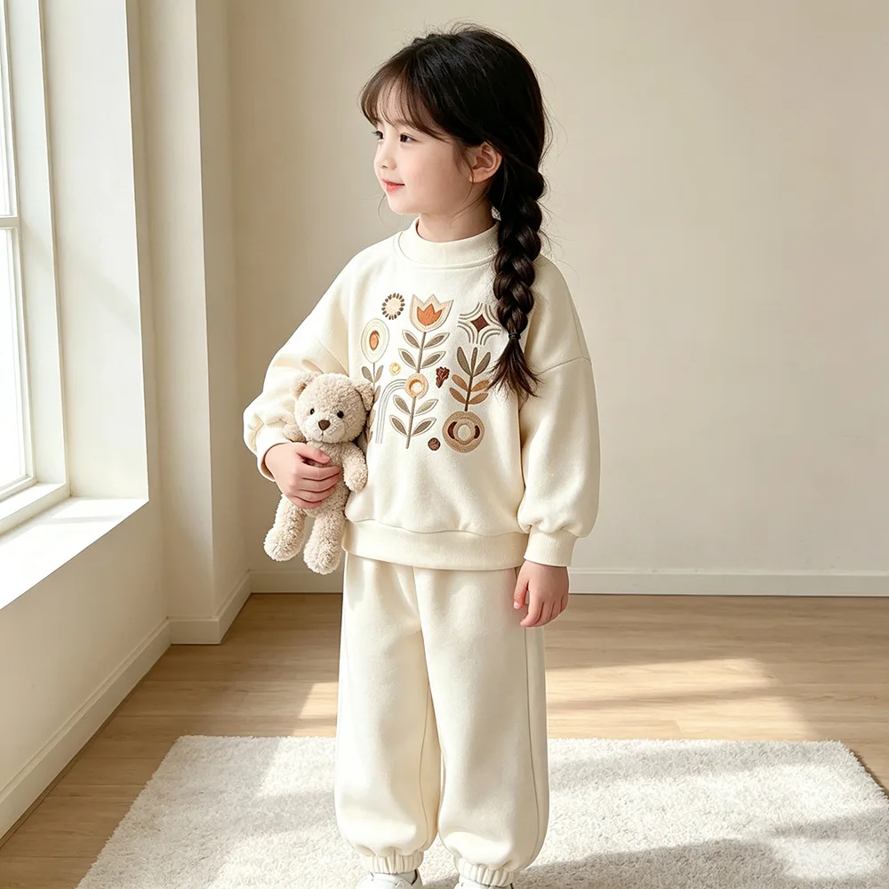 Neue Frühlings- und Herbstmode für Babys und Mädchen, Kinderkleidung, Niedliche Freizeitkleidung, T-Shirt und Hose, 2-teiliges Set, Kleinkind-Sportkostüm, Kinder-Trainingsanzüge – Detail 16