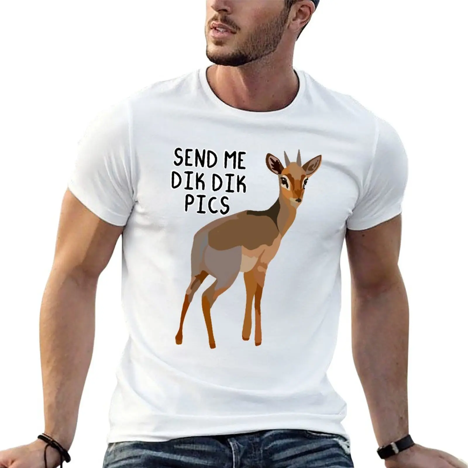 Send Dik pics T-Shirt vintage clothes topping mens white t shirts