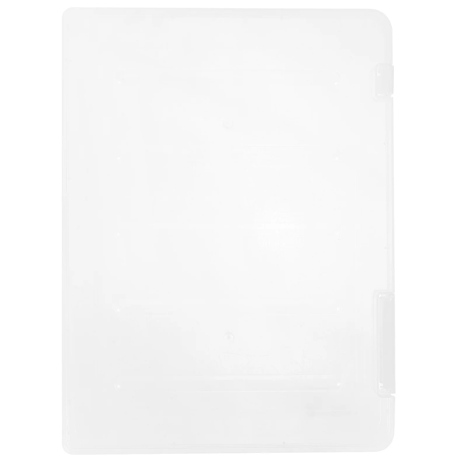 Clear File Box For A4 Documents Transparent Plastic Paper Organizer Storage Home Office School Use Document Holder