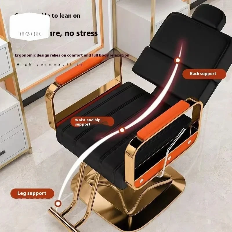 Personalized Beauty Barber Chair Nordic Salon Delicacy Fashion Hairdresser Chair Simple Beauty Kapperstoel Hair Furniture