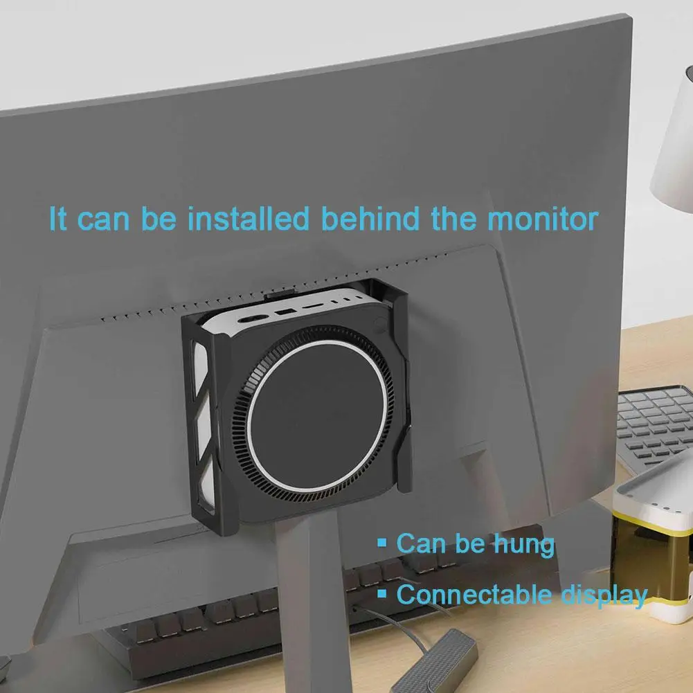 NEW For Mac Mini M4/M4 Pro 2024 Metal Display Mount Bracket Standard 95*95mm Hole Display For With Screws DIY Stand Holder V6M2