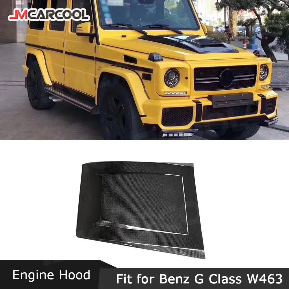 

Carbon Fiber Front Engine Hood Cover Trims for Mercedes Benz G Class W463 G500 G550 G55 G65 Wagon 2008-2017