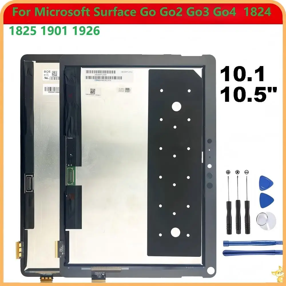 

For Microsoft Surface Go Go2 Go3 Go4 LCD Display Touch Screen Digitizer Glass Assembly Repair